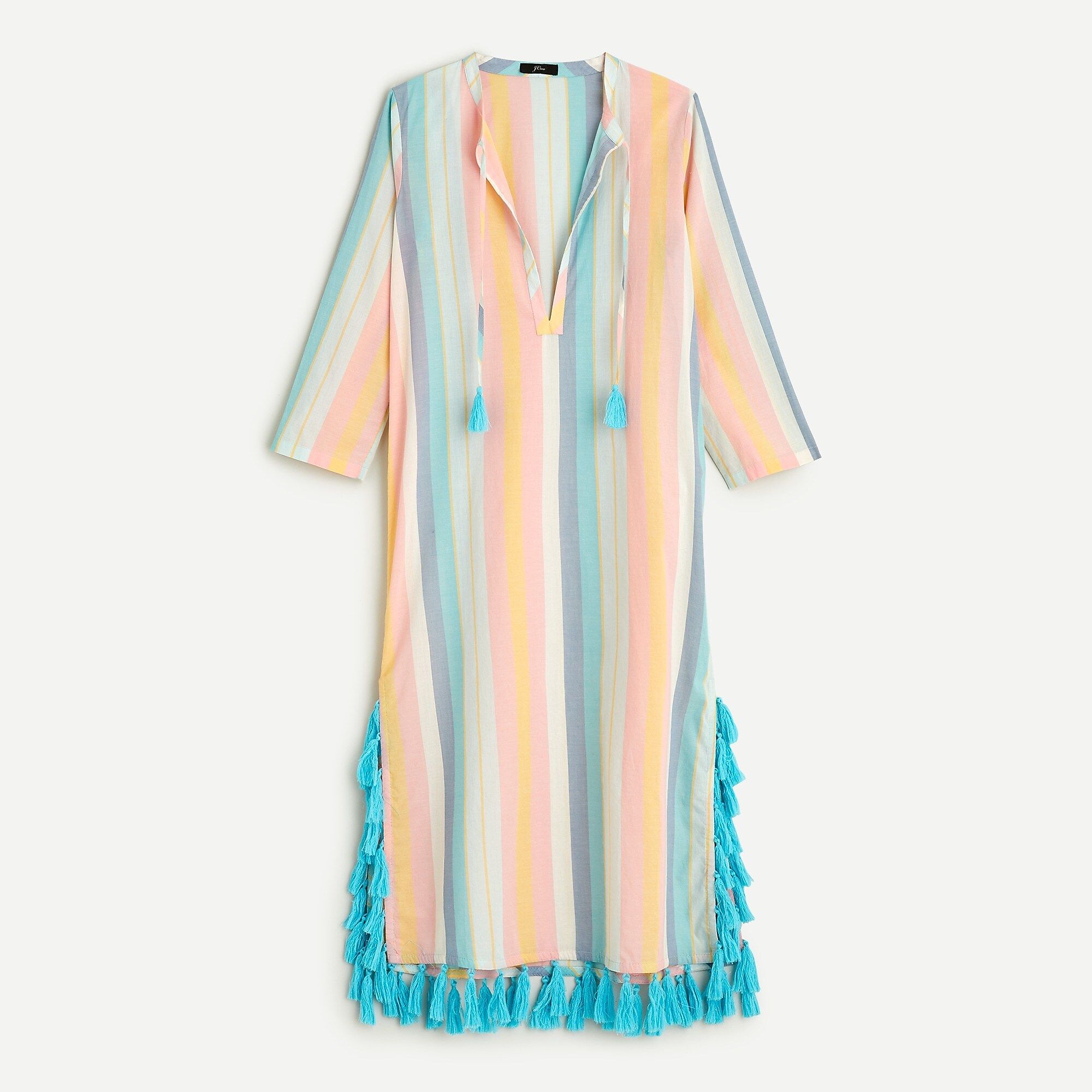 Tassel tunic in sunset stripe | J.Crew US