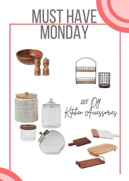 20% off kitchen accessories! These are my favorite kinds of accessories. Jars and beautiful counter too decor!
#Target #TargetIsMyFavorite #TargetDeals #TargetSale #TargetMom #TargetRun