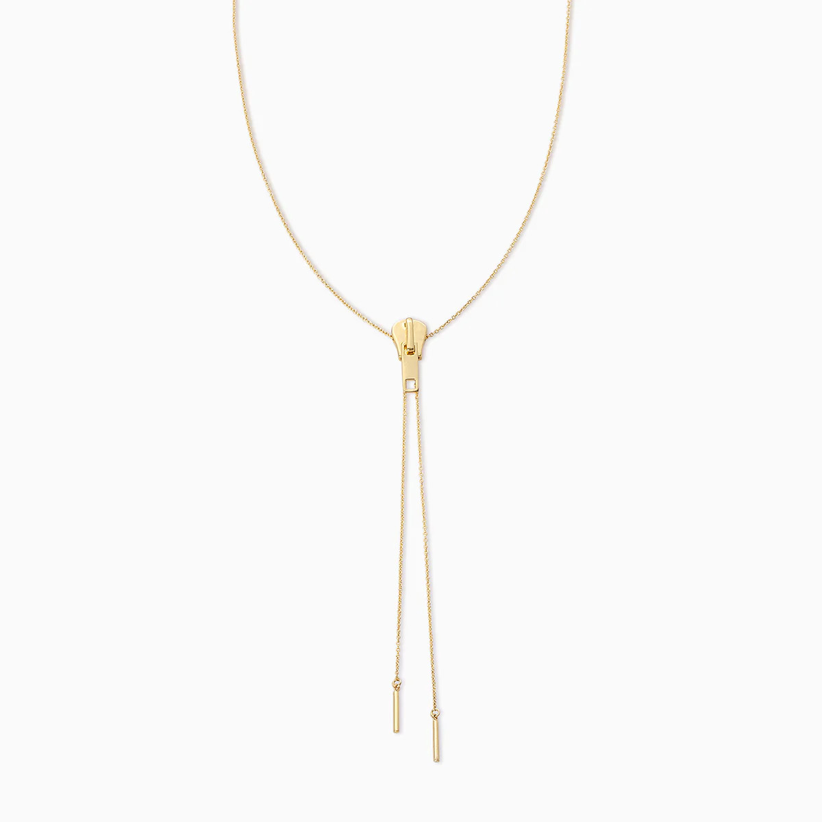 Adjustable Zipper Lariat Necklace | Uncommon James