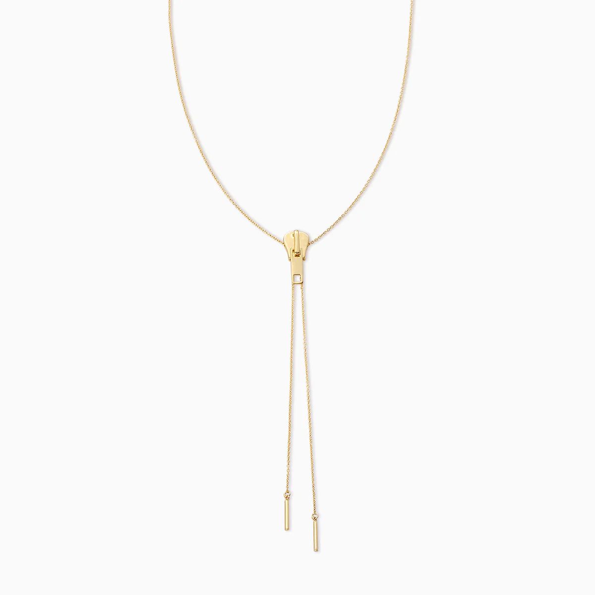 Adjustable Zipper Lariat Necklace | Uncommon James