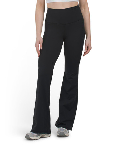 Lux Everyday Elastic Free Basic High Rise Flared Leg Pants | TJ Maxx