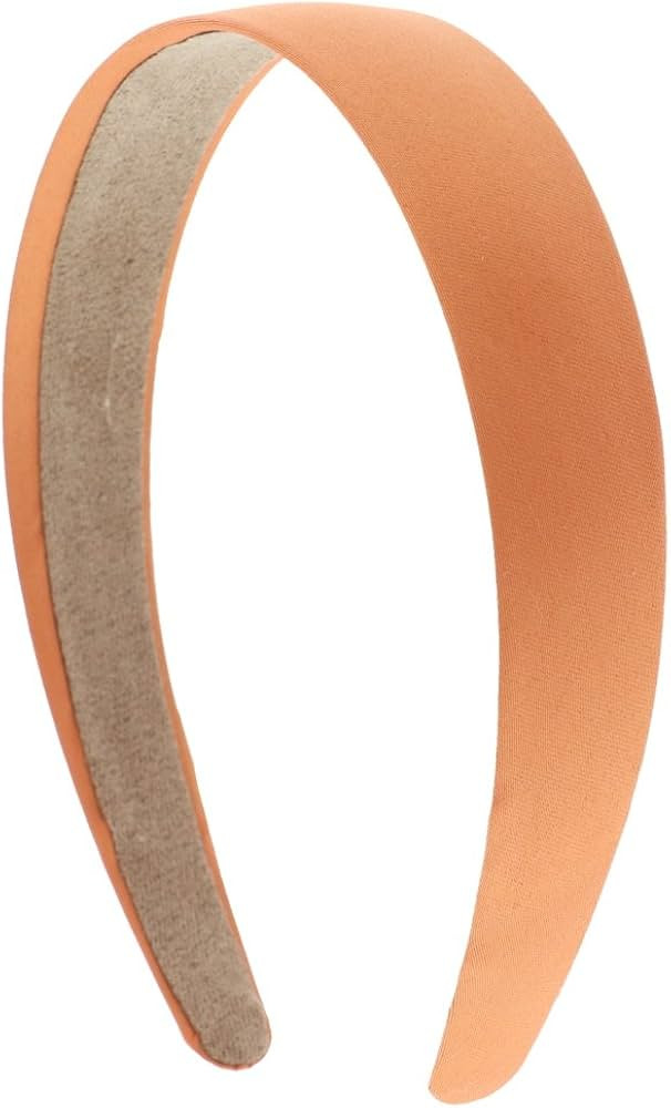 Motique Accessories 1 Inch Satin Headband - Orange | Amazon (US)