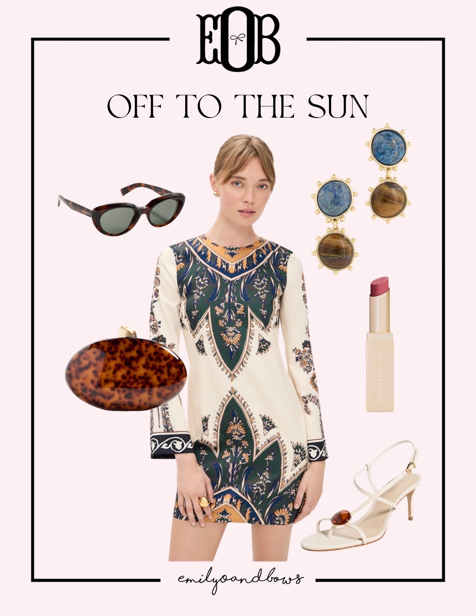 Off to the sun! Sharing a resort wear look for any upcoming tropical vacations! 