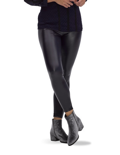 Leatherette High Rise Leggings | Hue