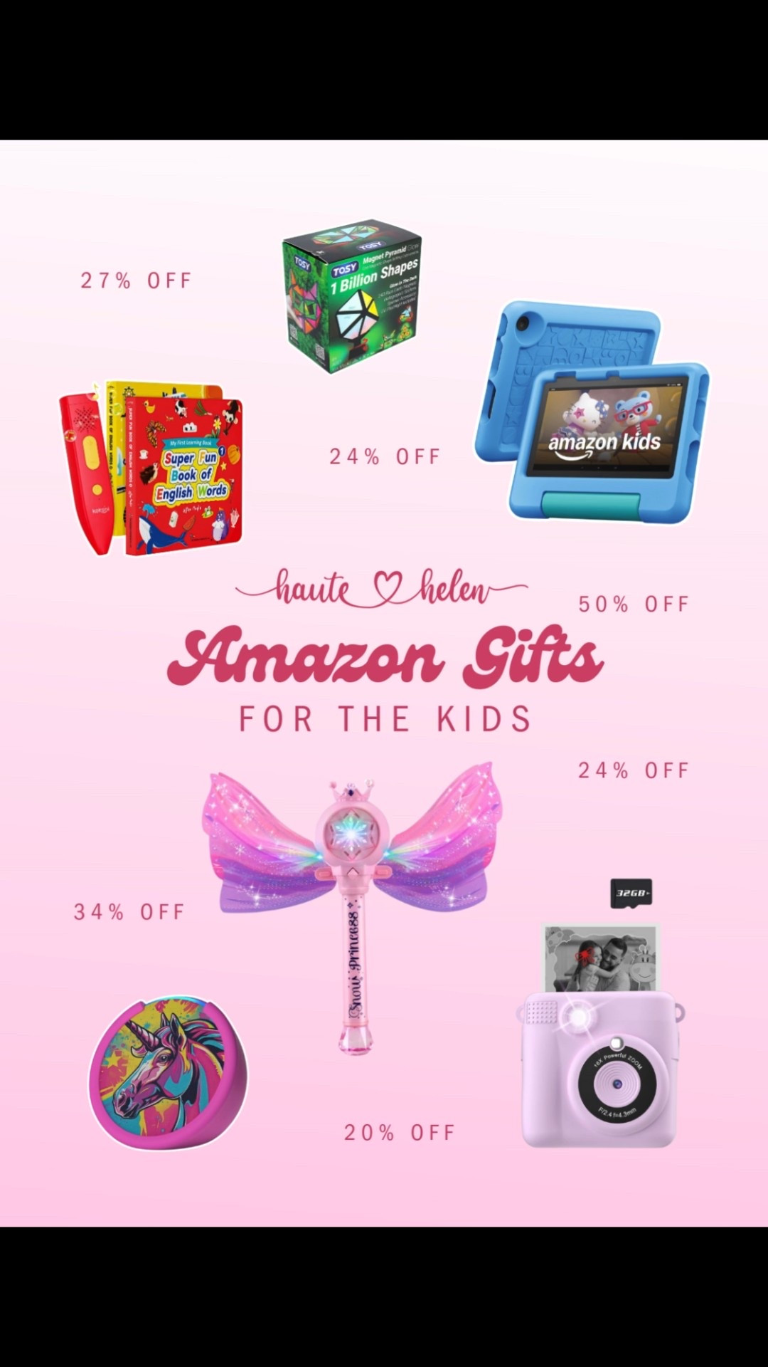 Last minute guft ideas for kids and kids at heart 💖✨

#giftidea #savings #deals

#LTKGiftGuide #LTKHoliday #LTKKids