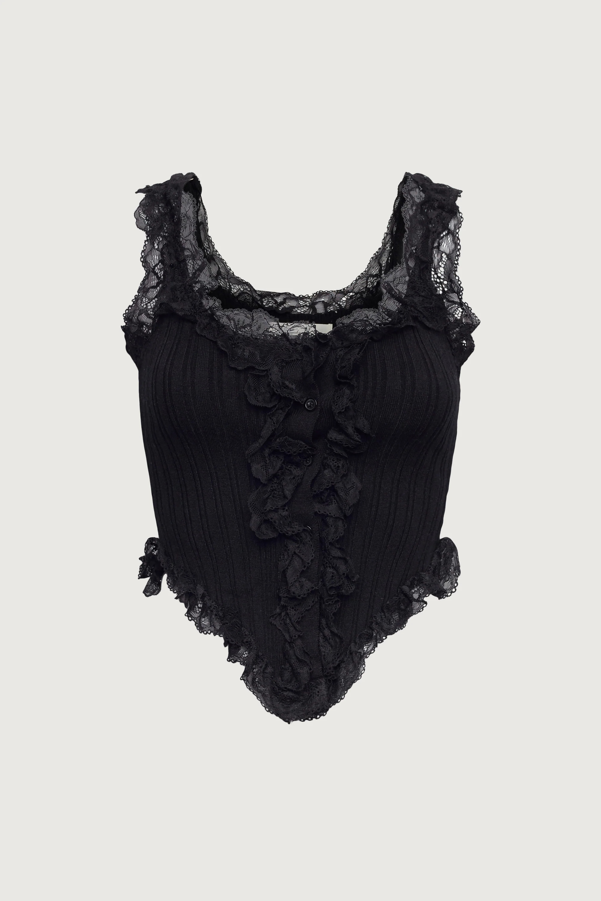 RUFFLED LACE TANK TOP | OAK + FORT