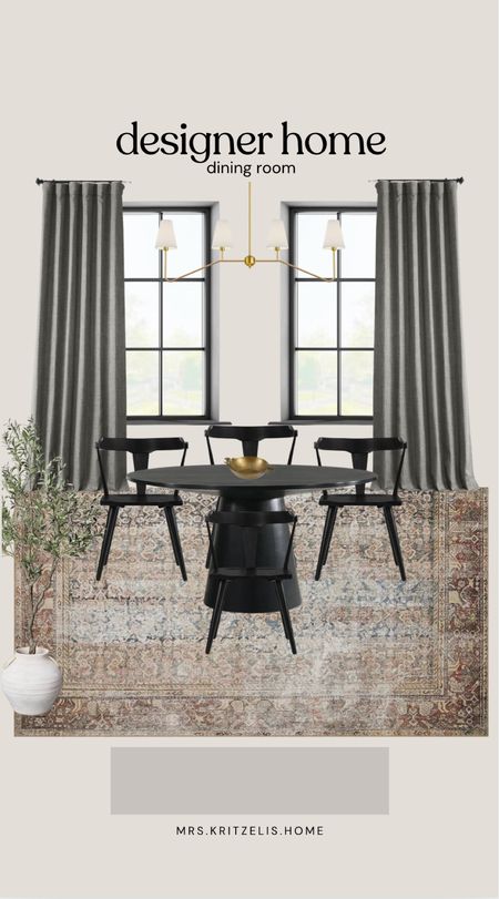 Designer home dining room design from Amazon! 

Curtains, light fixture, rug, tree, plant, bowl, dining table, chairs, home decor 

#LTKFindsUnder100 #LTKHome #LTKSaleAlert