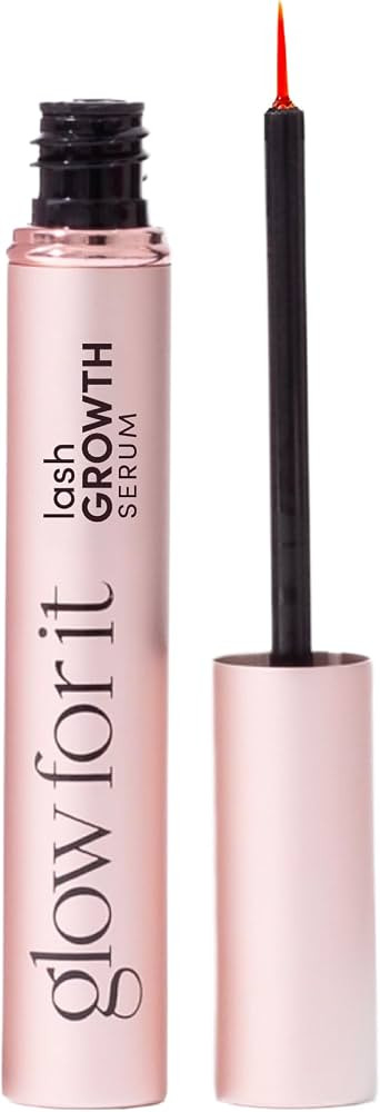 Glow For It - Lash Growth Serum | Enhances Eyelash Length & Volume | Water Based Serum | Natural ... | Amazon (UK)