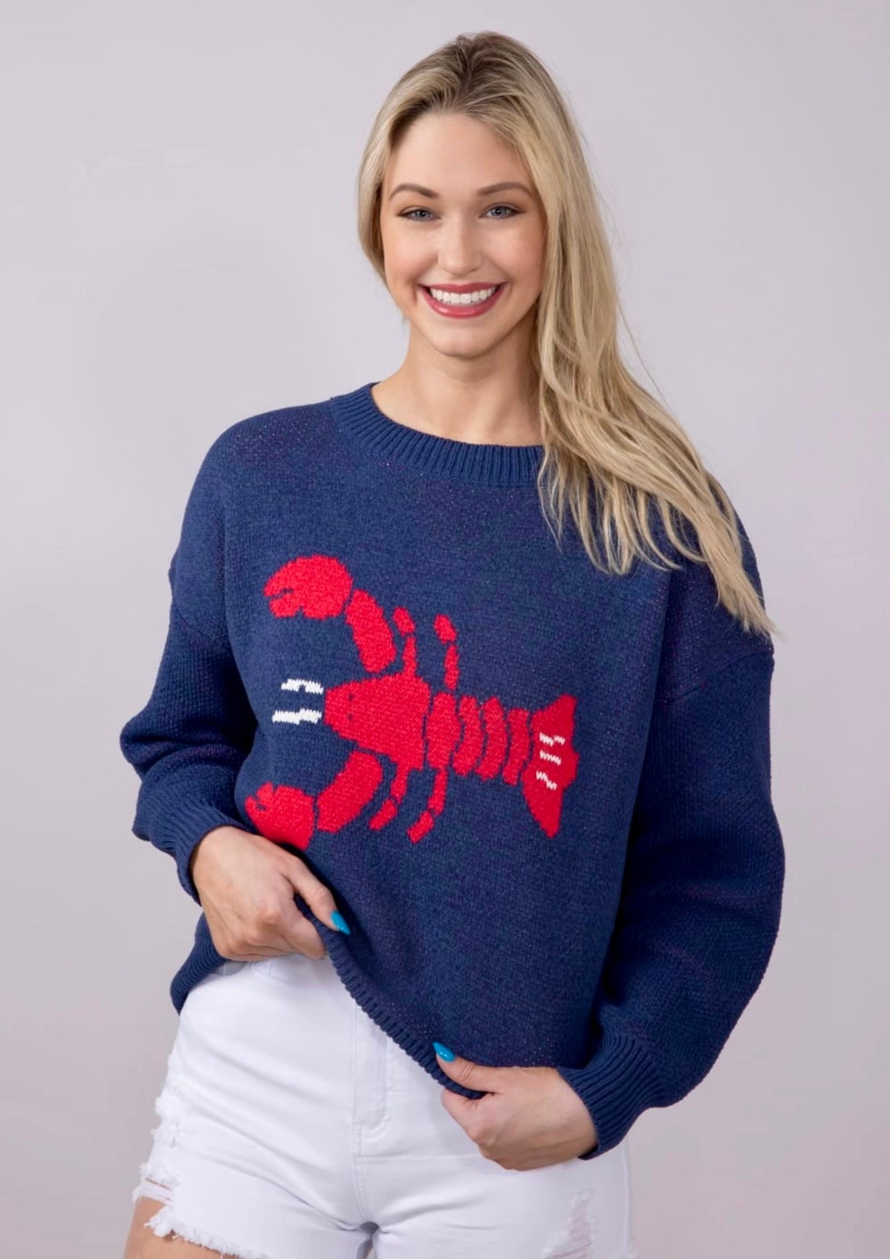 How adorable is this lobster sweater from Glik's?! 

#LTKSeasonal #LTKFindsUnder50