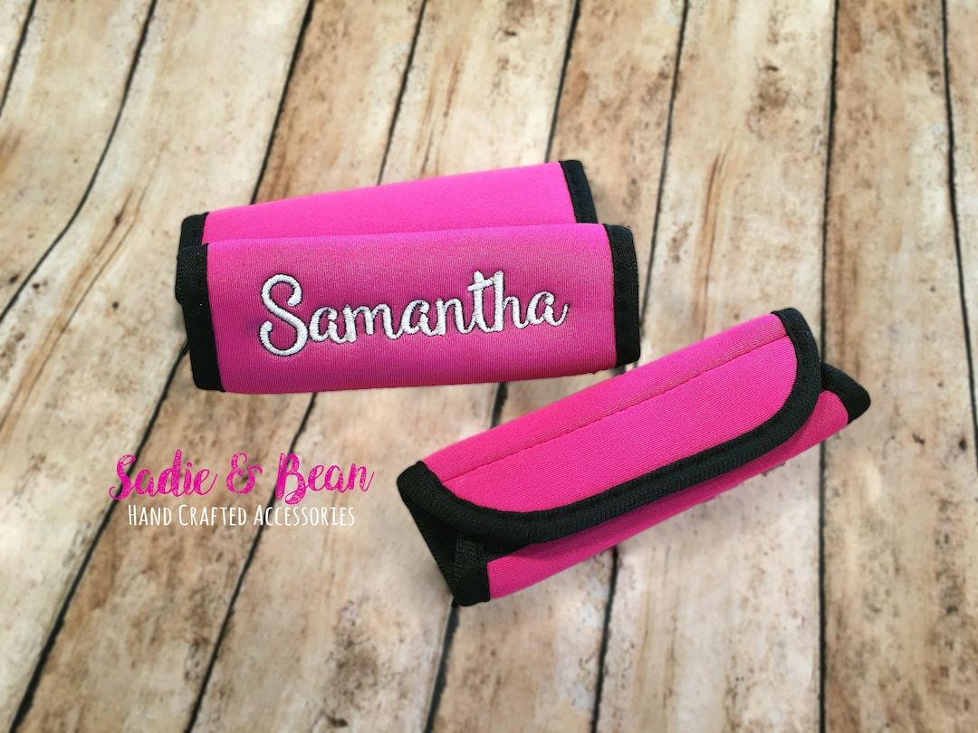 Monogrammed Luggage Finder, Monogram Luggage Handle Wrap, Personalized Luggage Wrap, Monogrammed ... | Etsy (US)