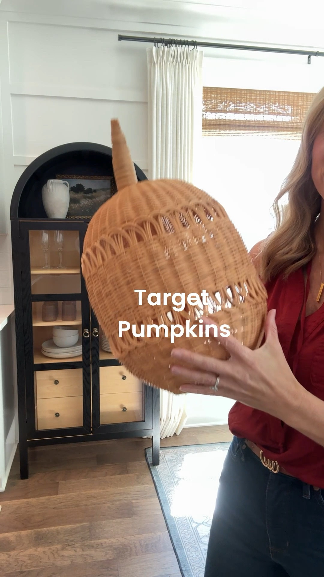How cute is this rattan pumpkin? I got both sizes for my porch but would great at the fireplace or shelves!

Fall decor, fall decorating, pumpkins, fall home, cozy vibe, rattan pumpkin, home decor, pumpkin decor, target home finds 

#LTKHome #LTKSeasonal