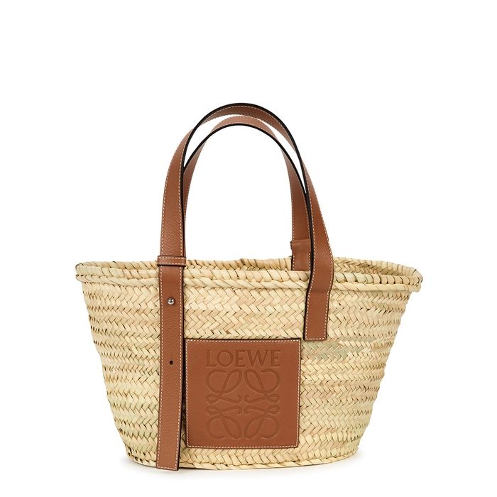 Loewe Medium Sand Raffia Basket Bag | Harvey Nichols (Global)