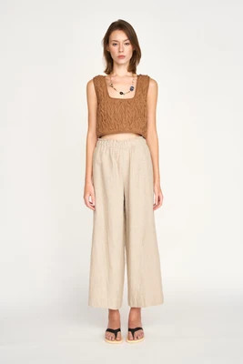 Mirth Pant in Natural Linen | MIRTH