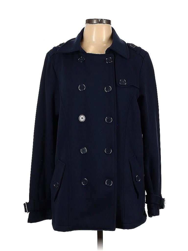 Torrid Blue Coat Size 1X Plus (1) (Plus) - 52% off | thredUP