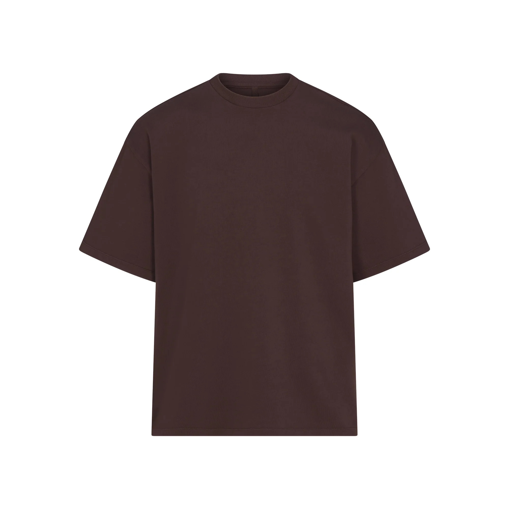HEAVY COTTON OVERSIZED T-SHIRT | ESPRESSO | SKIMS (US)