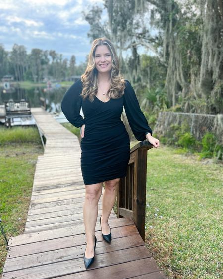 LIGHTNING DEAL on my dress!! It's so flattering and I feel like I look 10 lbs lighter in it. Fits TTS in a large. It's the perfect little black dress.


#LTKfindsunder50 #LTKover40 #LTKsalealert