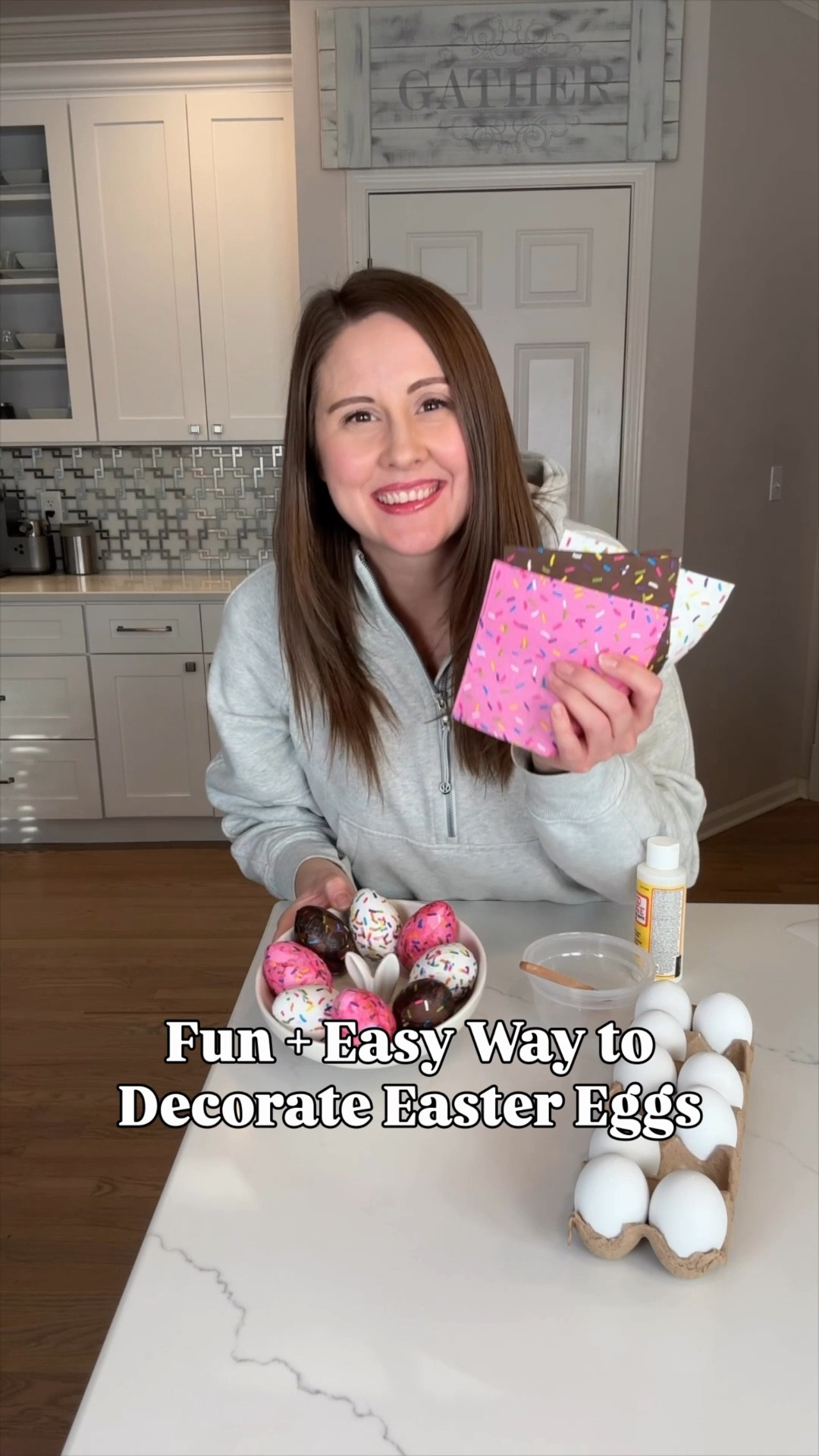 Giving Easter eggs a fun little glow-up this year 🐣✨ I made these decoupage napkin eggs and went with a sprinkle pattern that feels so playful and perfect for spring.

Using printed napkins and a little decoupage, you can turn plain eggs into beautiful decorative pieces. There are so many designs to choose from, so you can easily match them to your Easter decor or table.

I shared the full step-by-step tutorial on youngwildme.com if you want to recreate them!

#EasterDIY #EasterEggIdeas #SpringCrafts #EasterDecor #Easter2026 #EasterEggDecor #LTKFamily

#LTKSeasonal #LTKHome