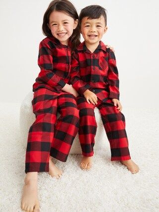 Unisex Matching Flannel Pajama Set for Toddler & Baby | Old Navy (US)