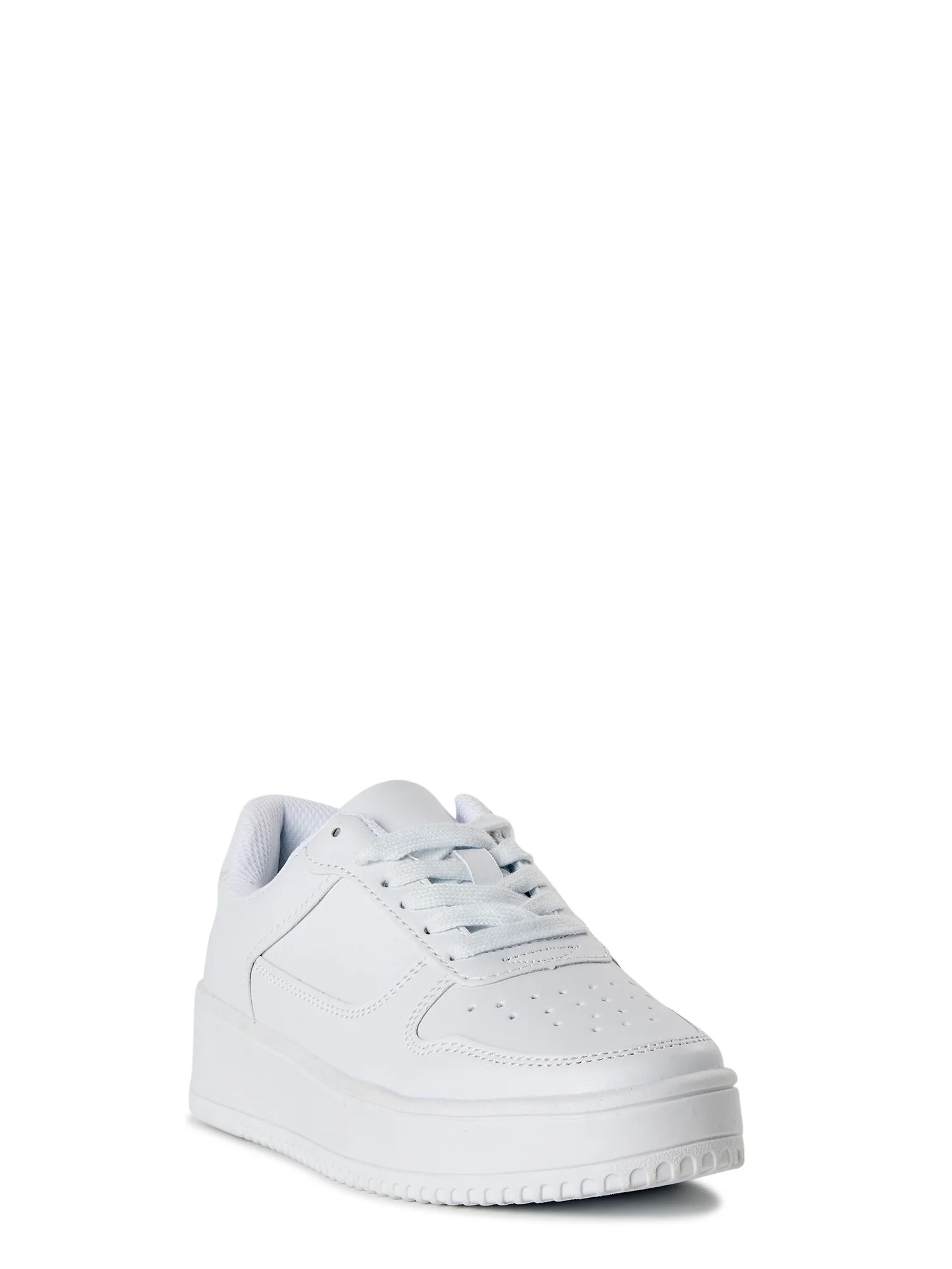 No Boundaries Women's Platform Casual Sneakers, Wide Width Available | Walmart (US)