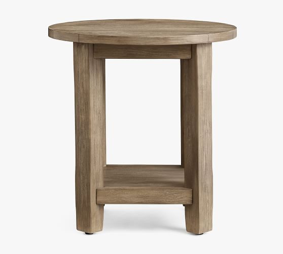 Benchwright 23" Round End Table | Pottery Barn (US)
