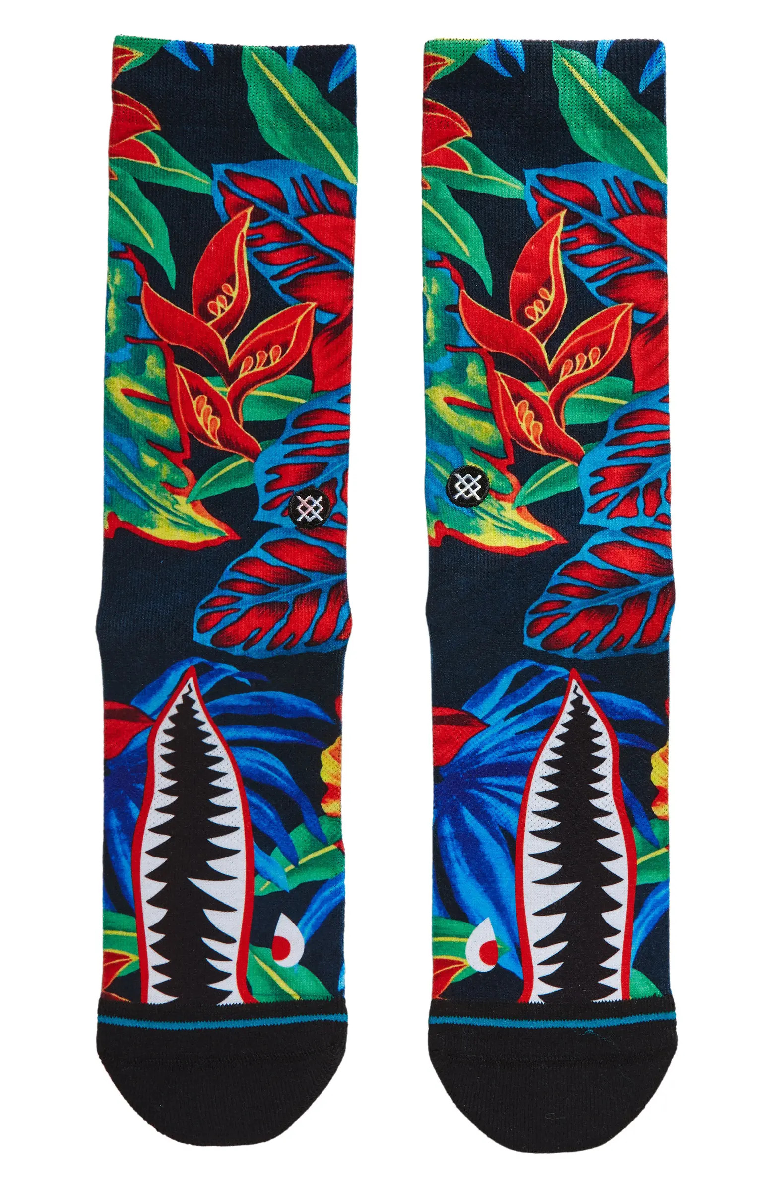 Bomin Floral Crew Socks | Nordstrom