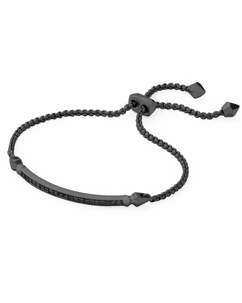 Ott Adjustable Chain Bracelet in Gunmetal | Kendra Scott
