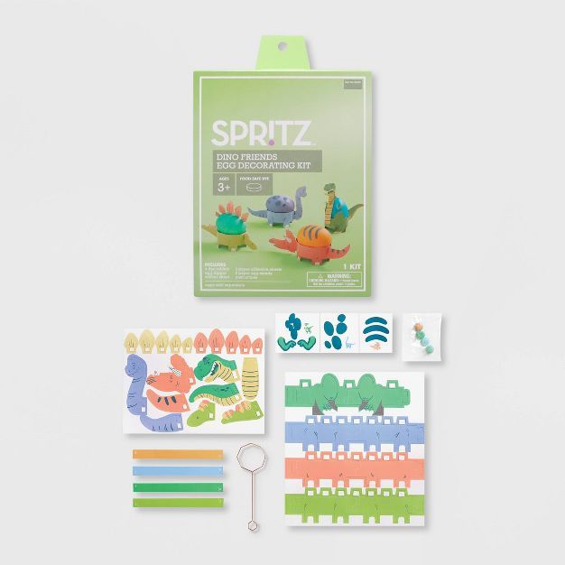 Dino Friends Easter Egg Decorating Kit - Spritz™ | Target