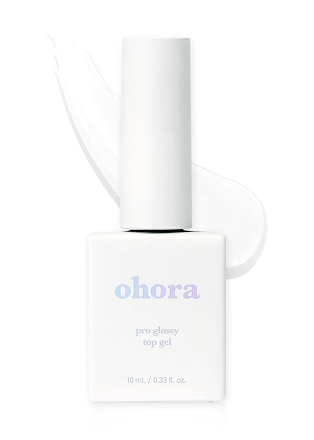 ohora Gel Nail Care (Pro Glossy Top Gel) - Corrects Nail Texture, Easy to Use & Easy to Remove fo... | Amazon (US)