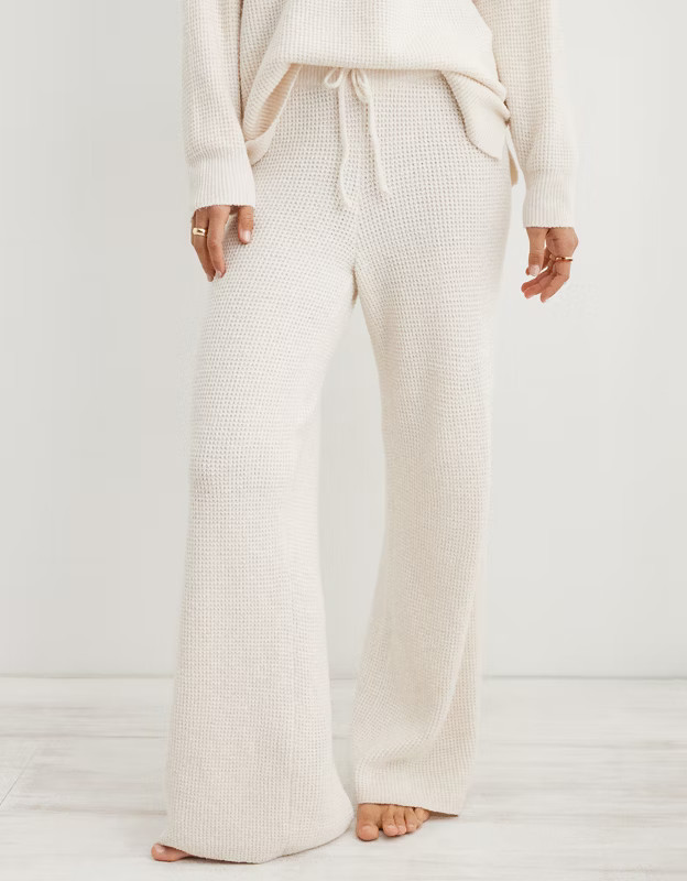 Aerie CozyUp Waffle Skater Pant | American Eagle Outfitters (US & CA)