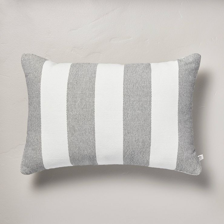 Bold Stripe Indoor/Outdoor Throw Pillow - Hearth & Hand™ with Magnolia | Target