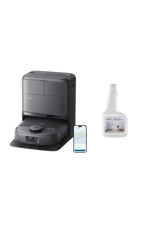 eufy C28 Robot Vacuum and Official RoboVac Hard Floor Cleaning Solution in Black at Nordstrom | Nordstrom