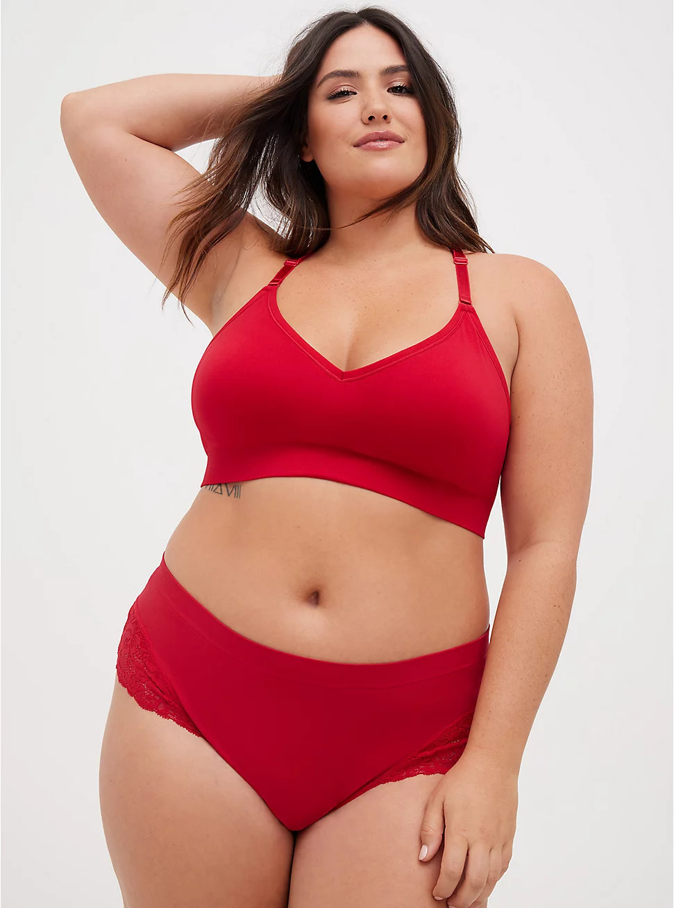 Lightly Lined Seamless Flirt Racerback Bralette | Torrid (US & Canada)
