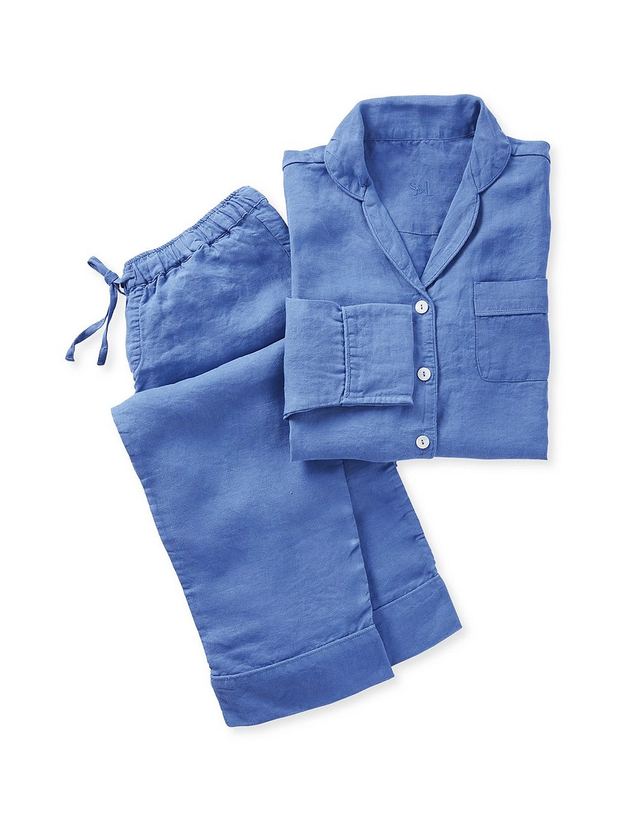 Positano Linen Pajamas | Serena and Lily