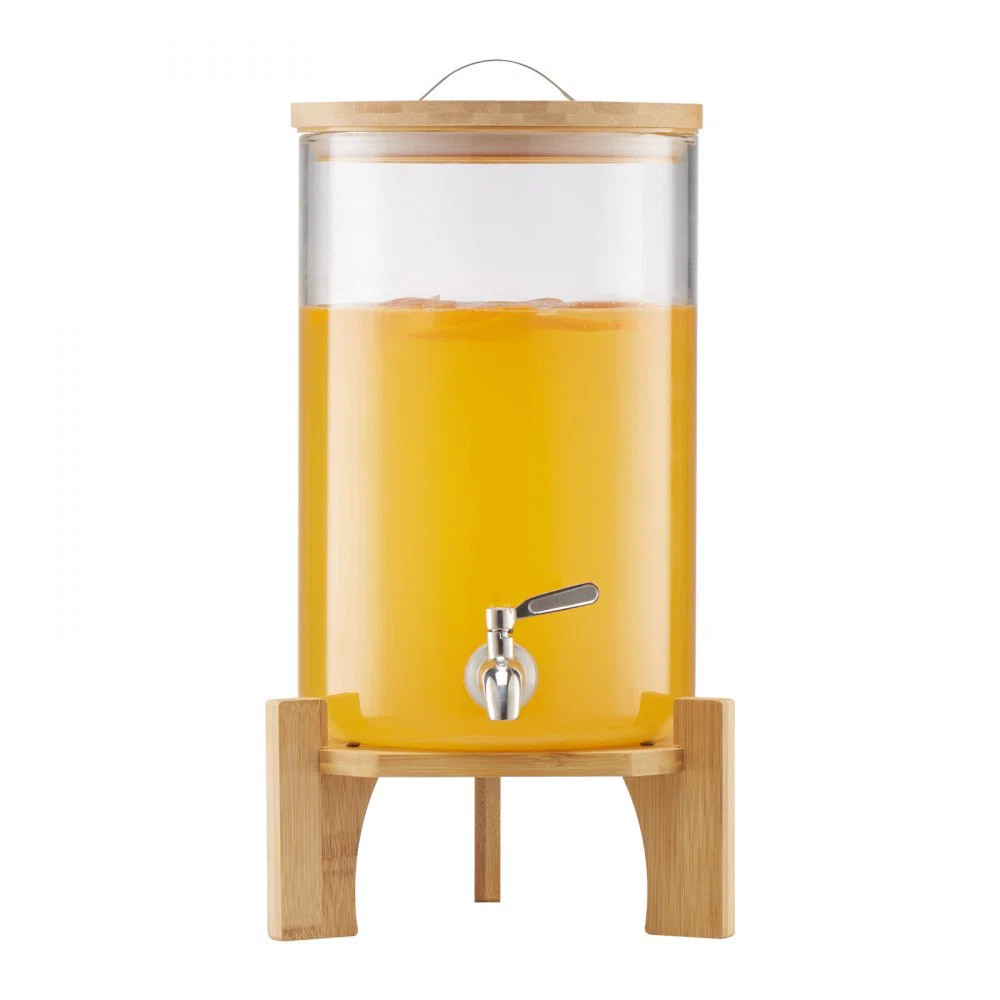 Drink Dispenser Beverage Dispenser for Parties Glass with Stand | Wayfair North America