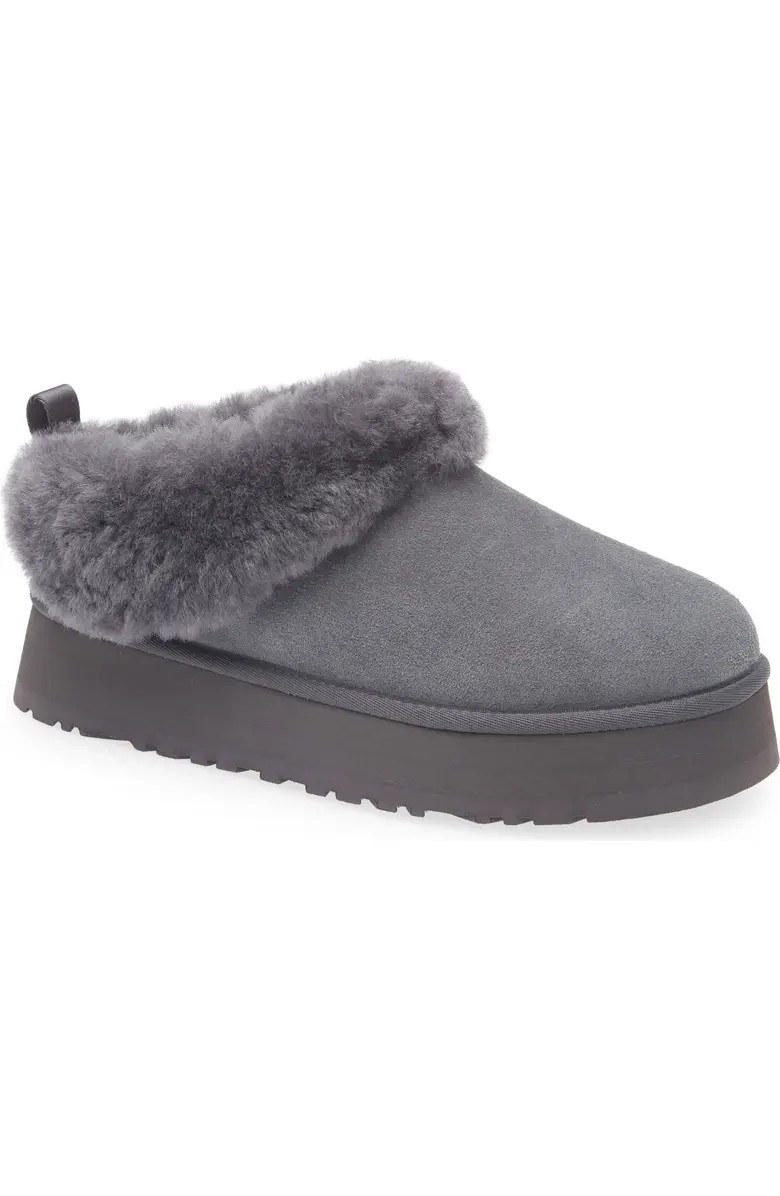 UGG® Tazzelle Genuine Shearling Collar Slipper (Women) | Nordstrom | Nordstrom