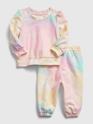 Baby Recycled Tie-Dye Outfit Set | Gap (US)