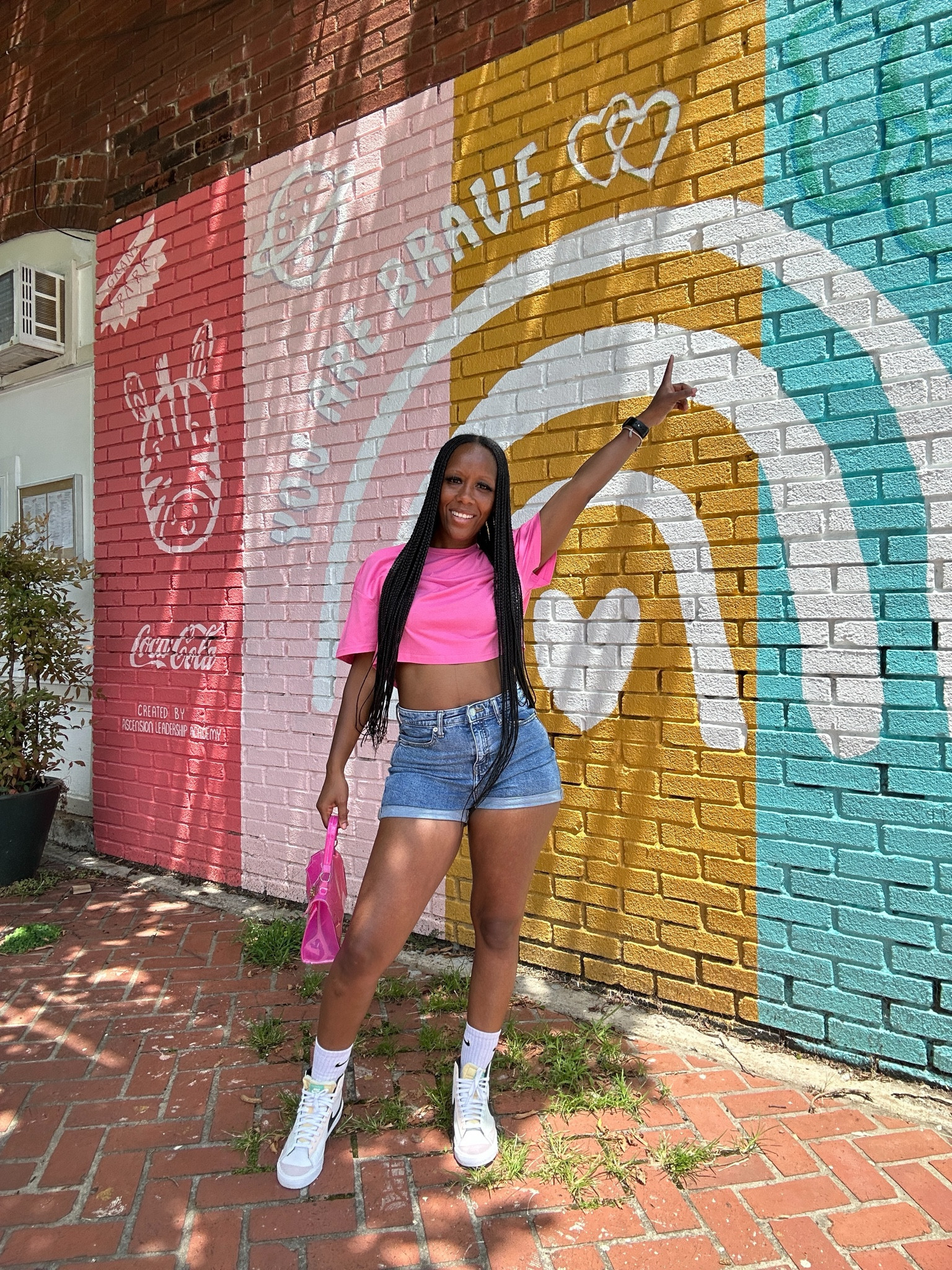 How to style denim shorts. Pink summer outfit ideas, summer outfit, summer shorts.

I’m wearing a pink cropped graphic tee in a size small.

My denim shorts are Wild Fable roll cuffed shorts in a size 6.

I styled this summer outfit with a pink bag and Nike Blazer Mid 77 sneakers for a casual day at the park.

#LTKSeasonal #LTKFindsUnder50 #LTKStyleTip