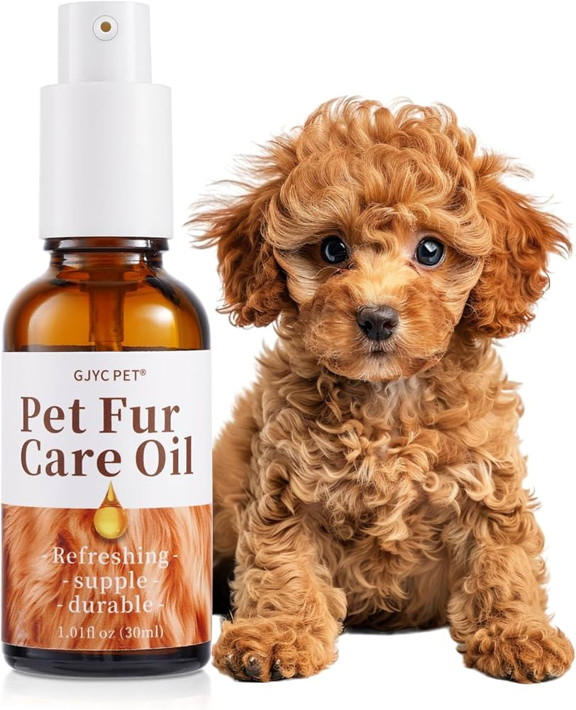 Pet Fur Care Oil - Detangles, Reduces Shedding - Adds Shine with Collagen & Natural Oils - Leave-... | Amazon (US)