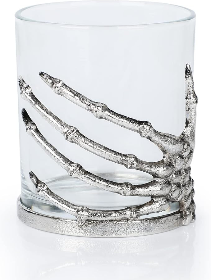 Halloween Skull Wine Glass, Skeleton Ghost Hand Wine Glass, Halloween Drinking Glasses, Skeleton ... | Amazon (US)