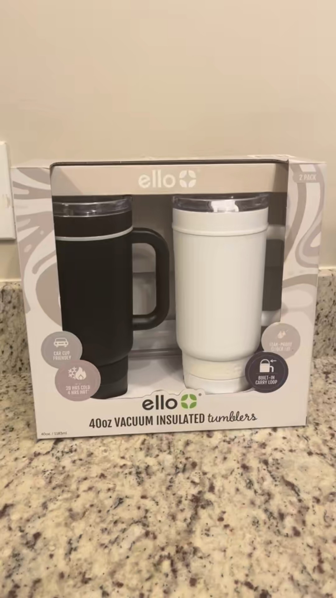 ✨Hydration goals = unlocked✨
Obsessed with this Ello 40oz Stainless Steel Tumbler set 🤍🖤 The handle makes it so easy to carry, it fits in my car cup holder, and it keeps drinks cold all day. The black + white 2-pack is perfect for matching your mood… or sharing if you’re feeling generous 😅
Linked on my LTK! #ElloTumbler #StayHydrated #LTKFinds #LTKHome

#LTKGiftGuide #LTKselfcare #LTKBeauty