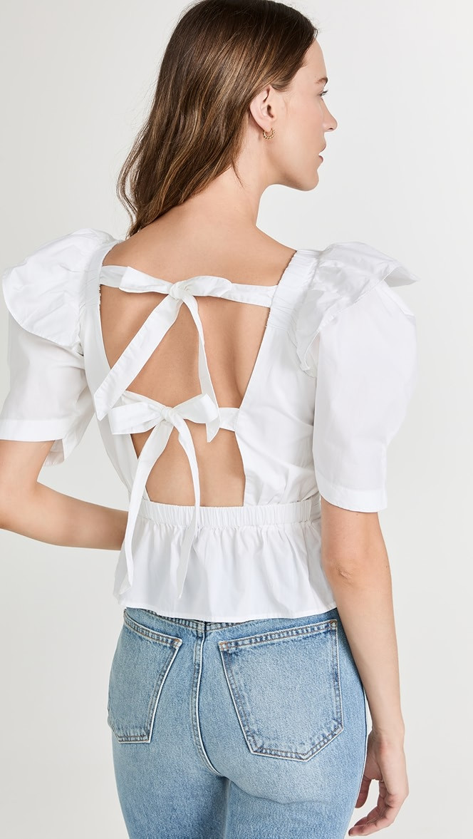 Heidi Heart Quilt Open Back Top | Shopbop