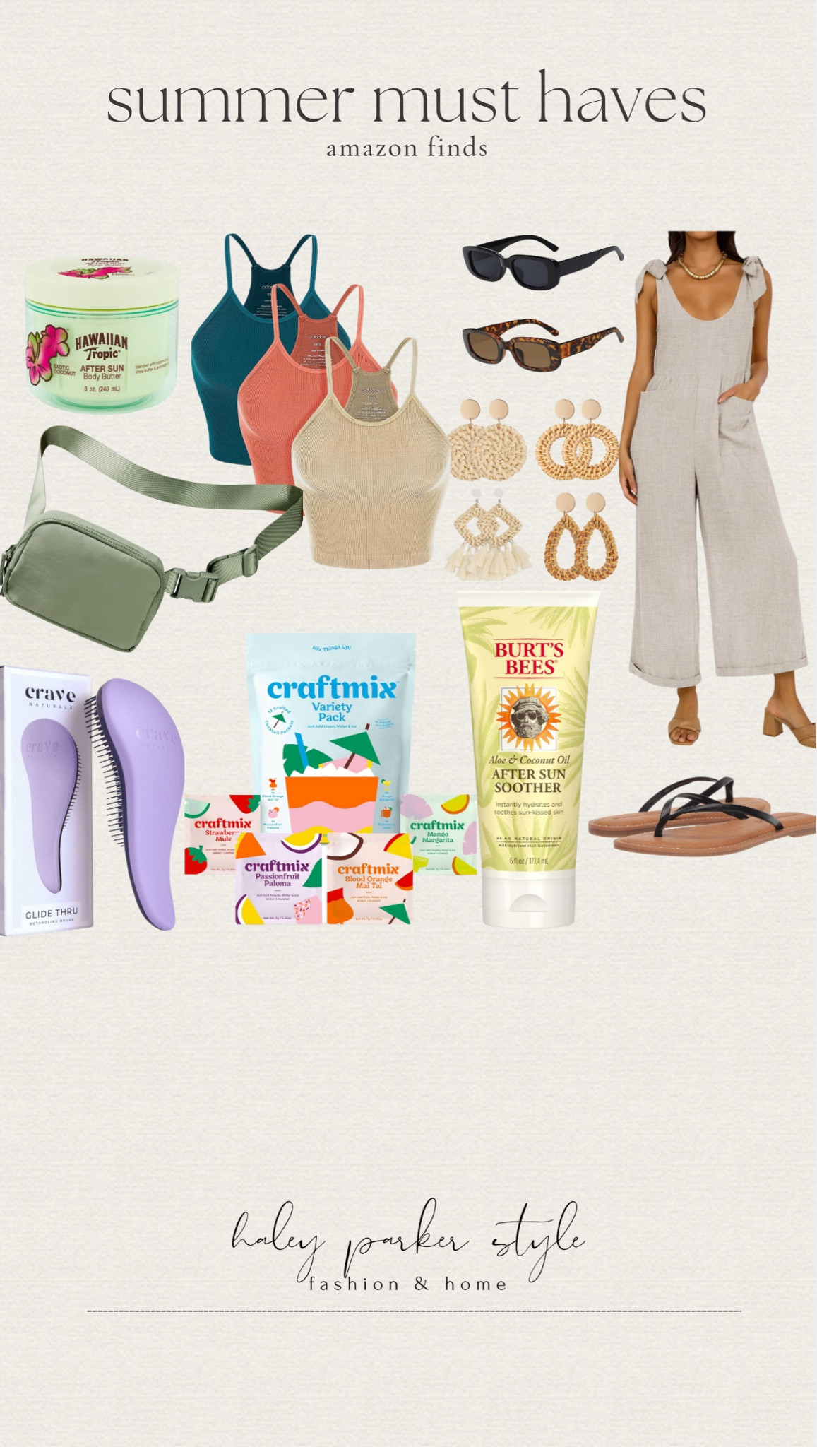 Summer must haves! Amazon finds!




Body butter scrub, tank tops, sunglasses, summer outfits, sleeveless top, capris, summer outfit set, summer earrings, detangler brush, belt bag, lotion, sandals, summer essentials 

#LTKFindsUnder50 #LTKStyleTip #LTKFindsUnder100