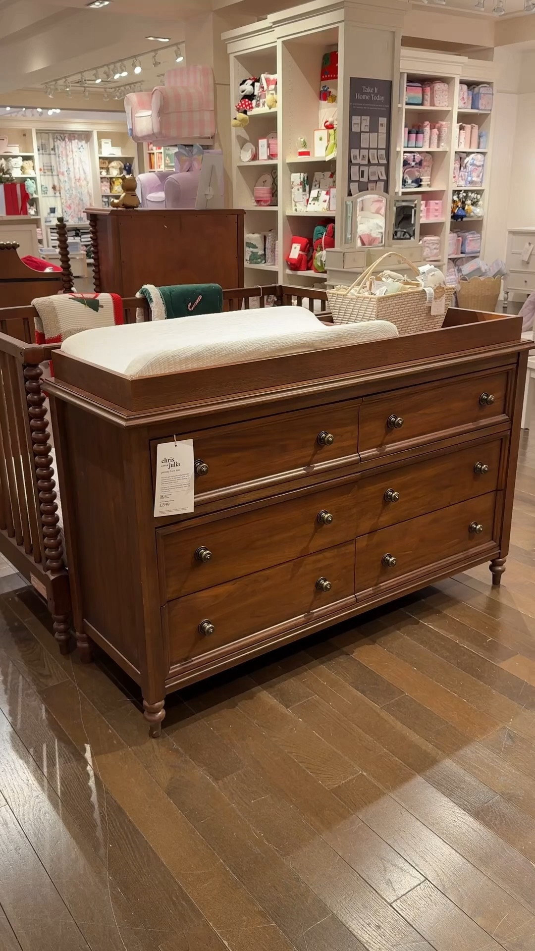 A nursery staple you’ll love long after the baby stage! 😍 The Chris Loves Julia Turned Wood 6-Drawer Dresser from Pottery Barn Kids blends traditional detailing with everyday function. The turned wood legs and heritage walnut finish bring a warm, heirloom feel, while the six spacious drawers offer plenty of storage for diapers, clothing, and all the little essentials. 🤎🍼👶🏻 The removable changing topper is such a thoughtful touch—making this piece easy to transition from nursery to a classic bedroom dresser as your child grows. Linked this favorite along with more beautifully designed nursery furniture to shop! ☺️ #Nursery #PotteryBarnKids #NurseryFurniture

#LTKBaby #LTKBump #LTKHome