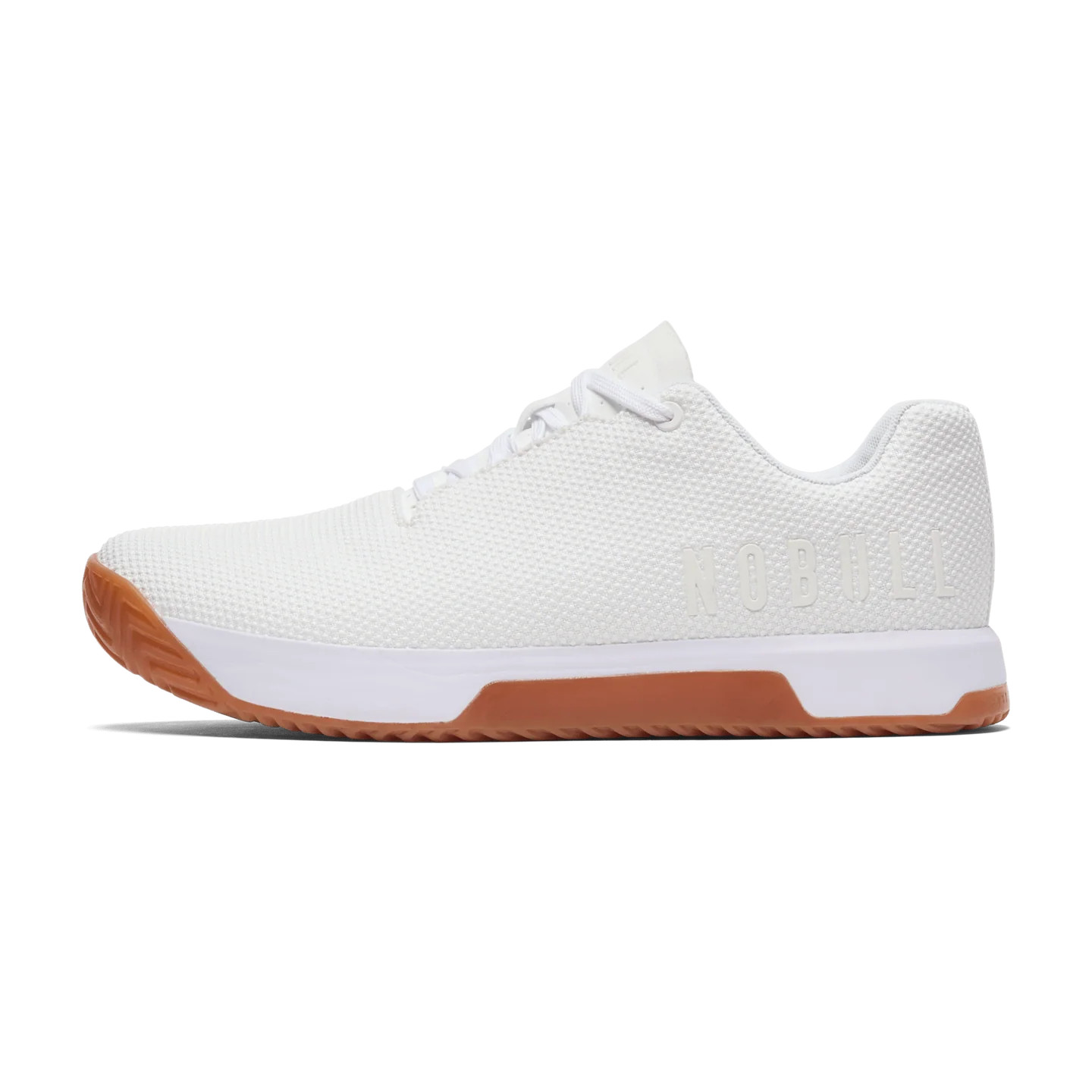 Women's White Gum Outwork Edge Shoes | NOBULL | NOBULL