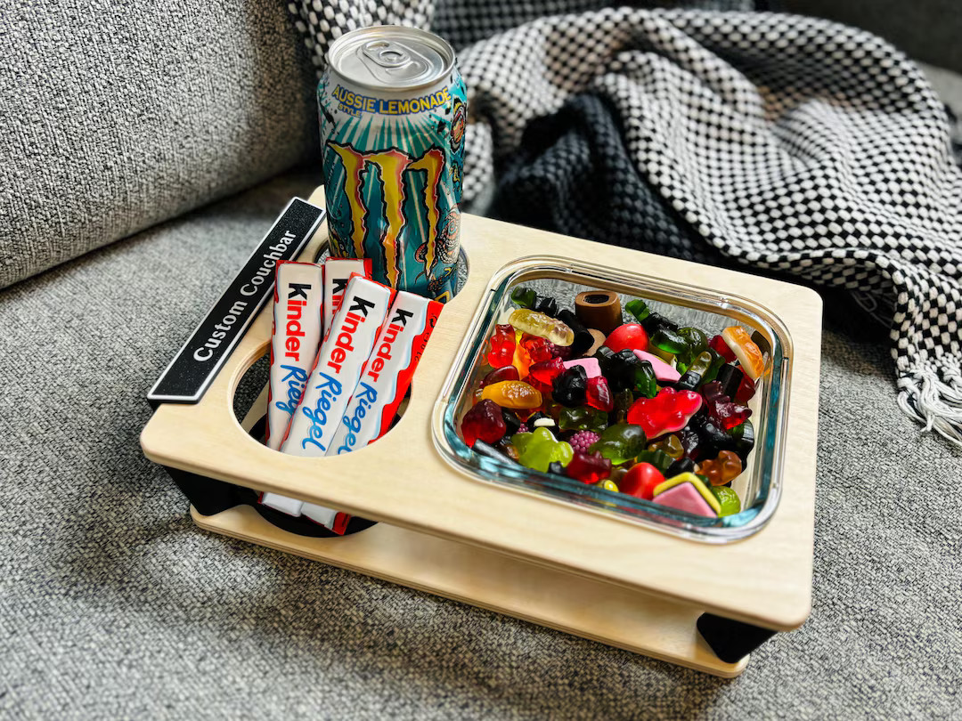 Couch bar | Snack bar | Couch butler | Snack box | Sofa bar | Men's gift | Birthday gift | 3D pri... | Etsy (US)