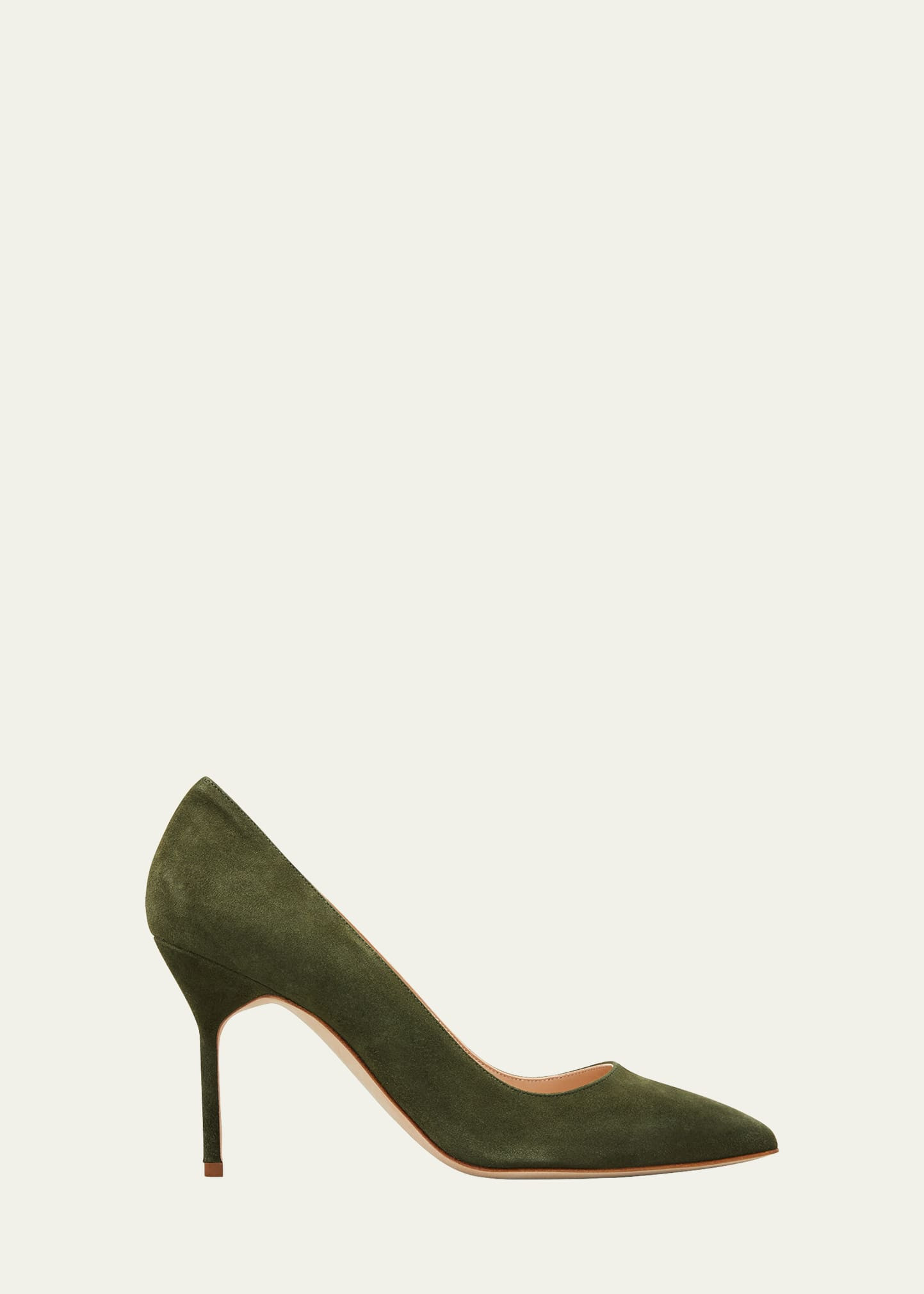 Manolo Blahnik BB 90mm Suede Stiletto Pumps | Bergdorf Goodman
