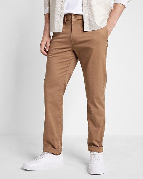 Slim Straight Temp Control Hyper Stretch Chino | Express