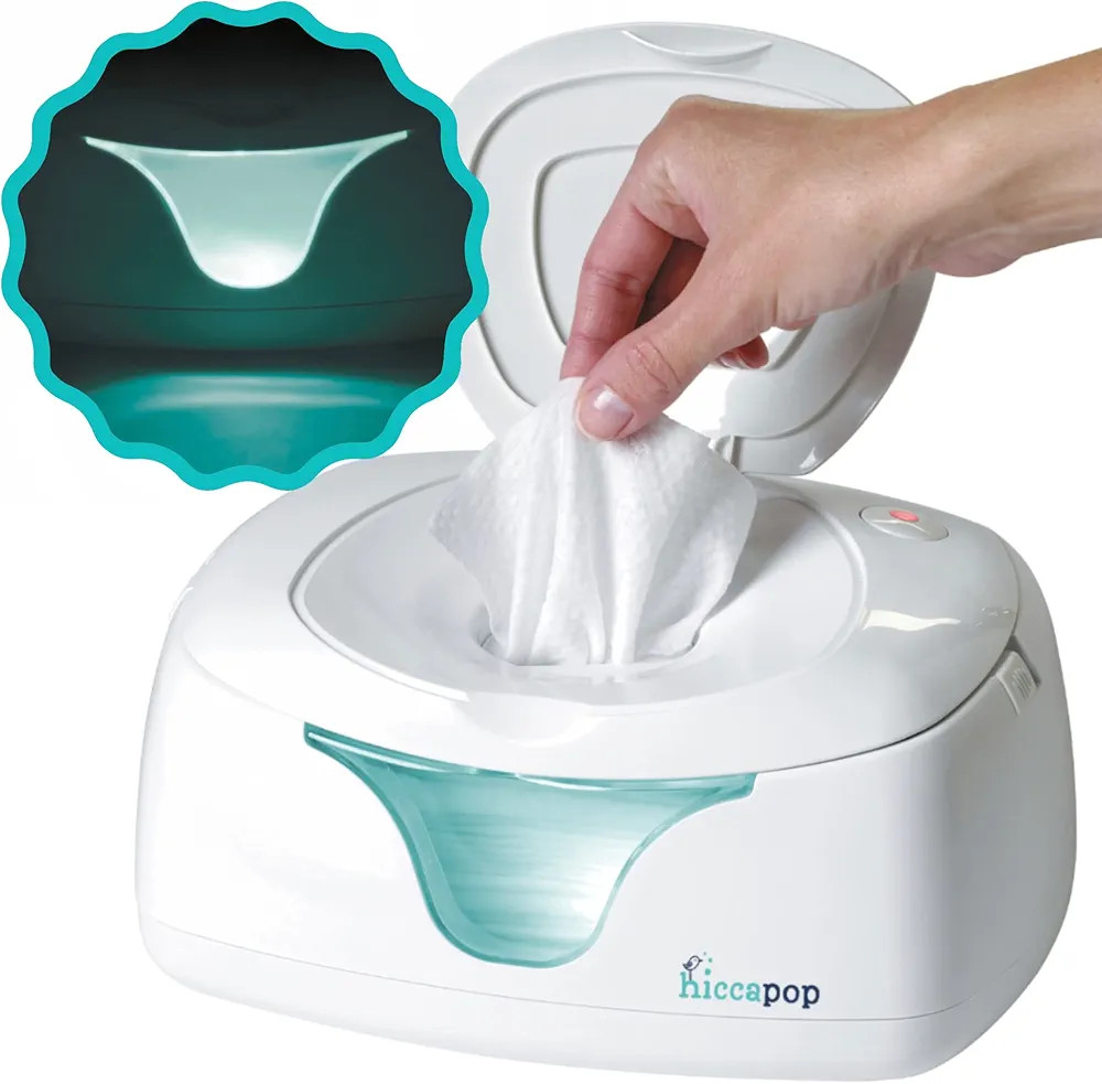 hiccapop Baby Wipe Warmer and Baby Wet Wipes Dispenser | Baby Wipes Warmer for Babies | Diaper Wipe Warmer with Changing Light | Newborn Essentials | Amazon (US)