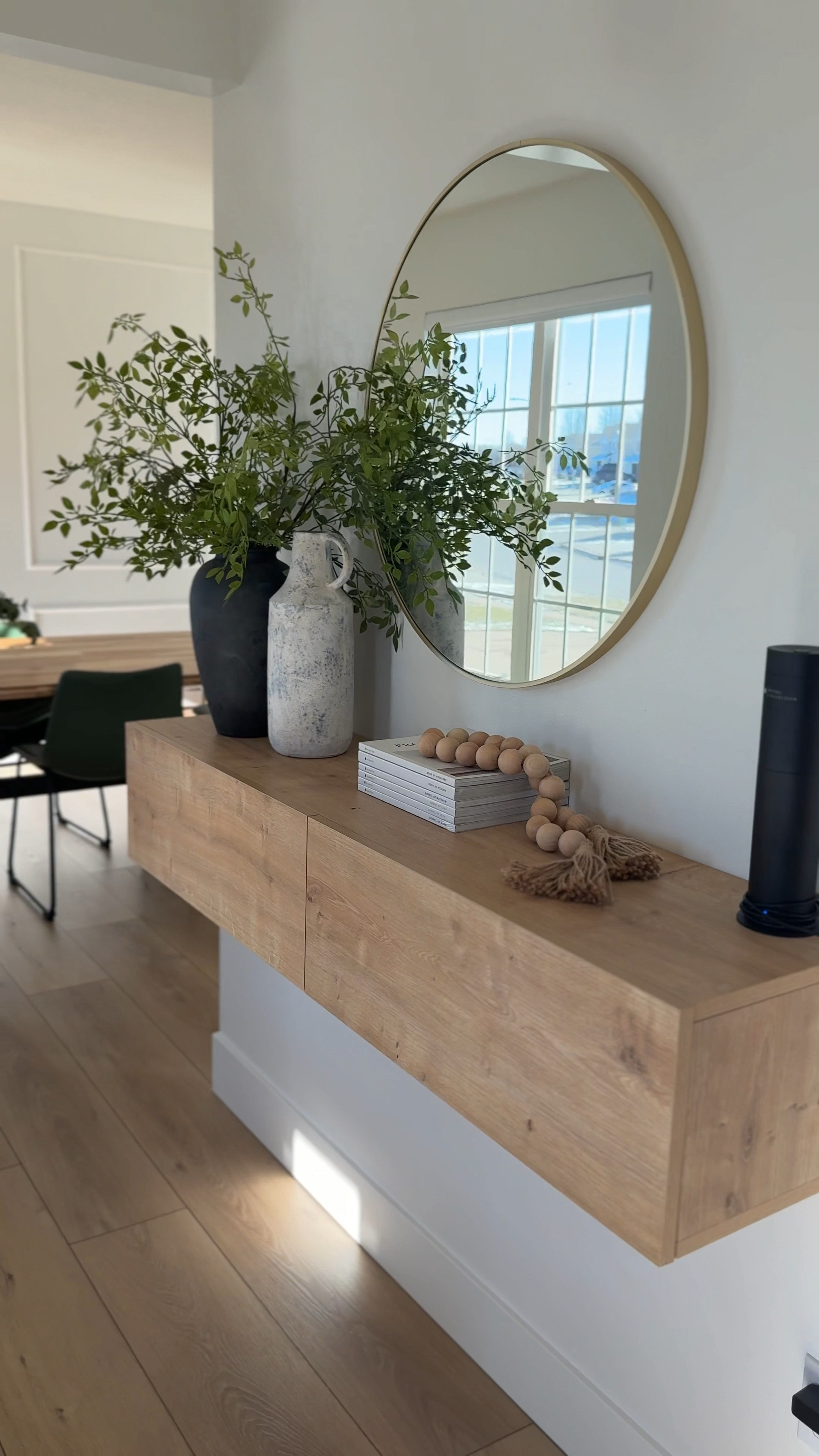 Perfect shelf for entryway | this is to console but I used as an entryway shelf | very functional 🤎 entryway decor | entryway shelf | tv console 
My is colour oak

#LTKWatchNow #LTKStyleTip #LTKHome