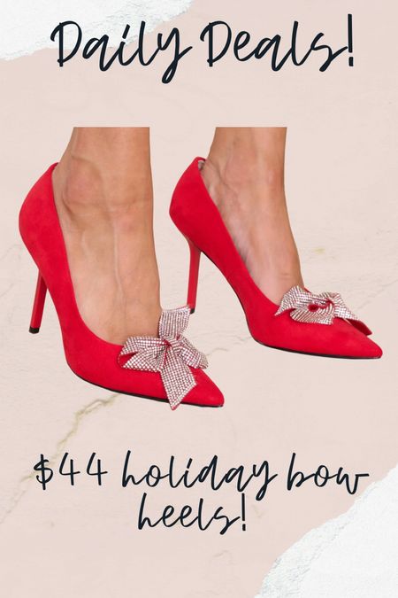 Holiday heels 

#LTKshoecrush #LTKHoliday #LTKfindsunder50